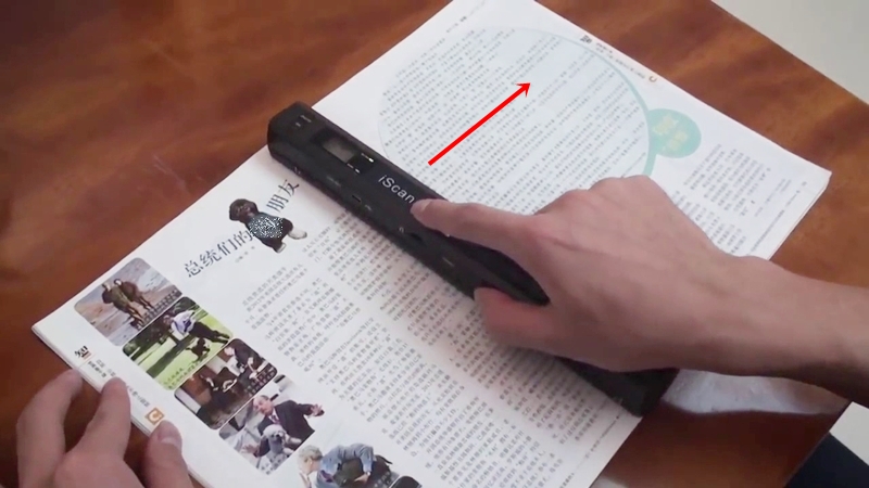 Mini Portable iScan Handheld / Cordless Color Scanner Printer 900dPi